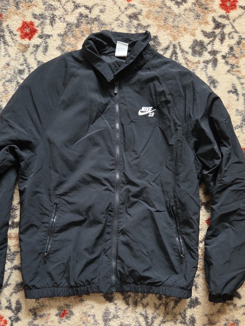 Nike Black SB Full-Zip Windbreaker Jacket